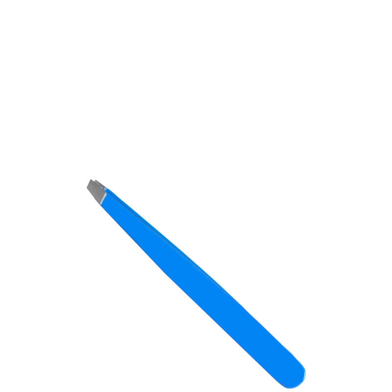 Pinzetta Inox Punta Obliqua Blu N1028 - NAIMA