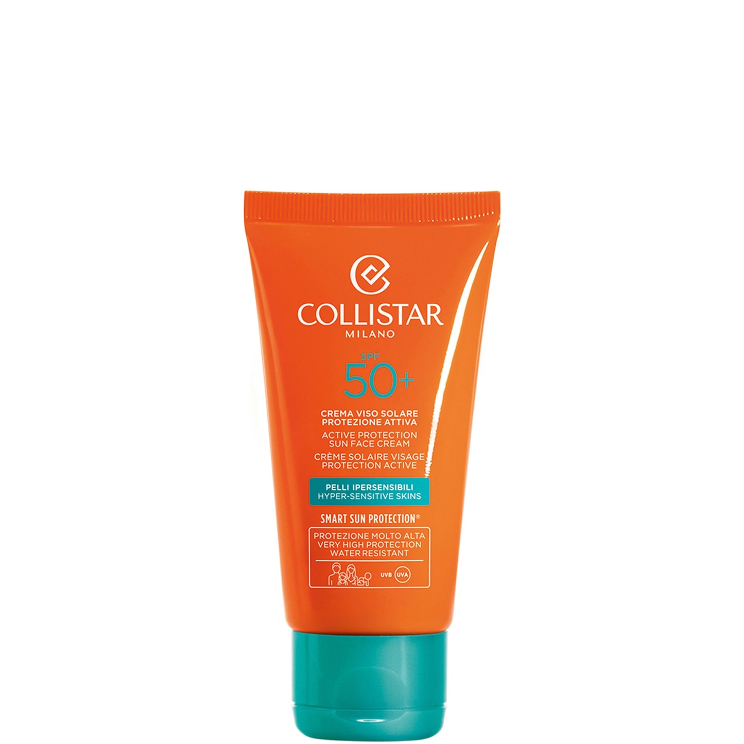 Crema Viso Solare Protezione Attiva SPF 50 + Pelli Ipersensibili 50 ML