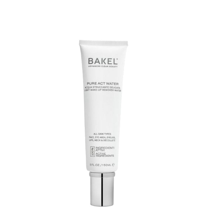 Bakel PURE ACT WATER Acqua struccante delicata Viso, Occhi, Palpebra mobile, Labbra, Collo e Décolleté 150 ML
