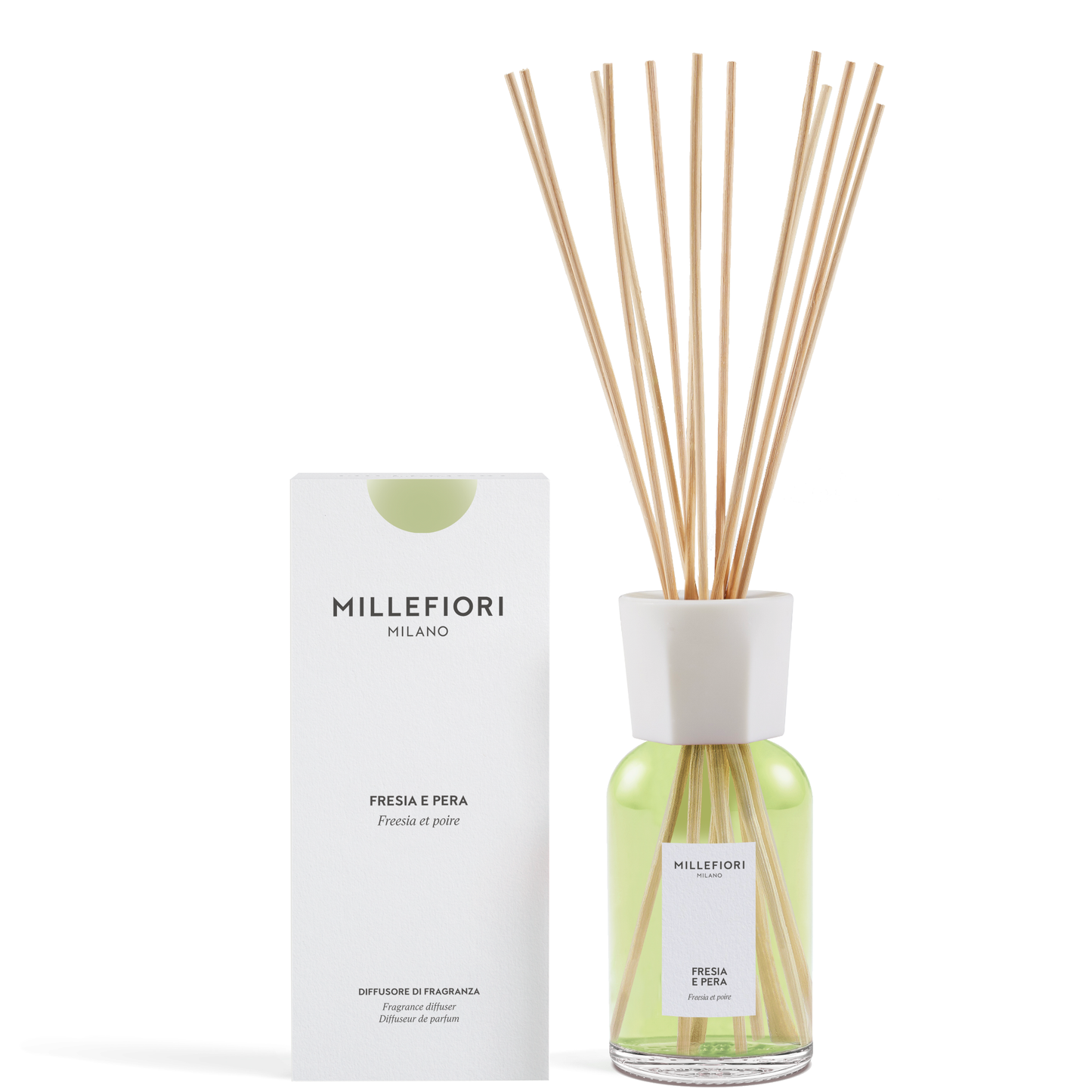 Millefiori Milano Diffusore a Bastoncini Fresia e Pera