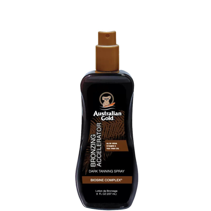 Dark Tanning Accelerator Spray Gel with Bronzers 237 ML