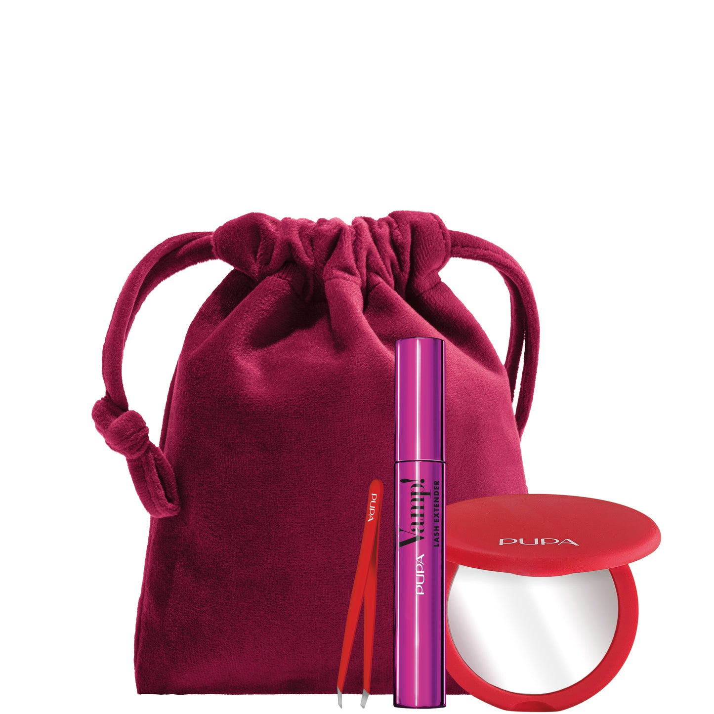 Vamp! Lash Extender Mascara + Pinzetta + Specchietto Confezione