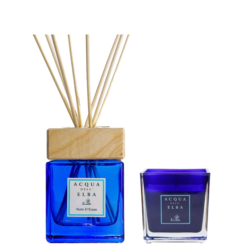 Acqua dell'Elba Profumatore D' Ambiente + Bacchette Notte d'Estate Confezione