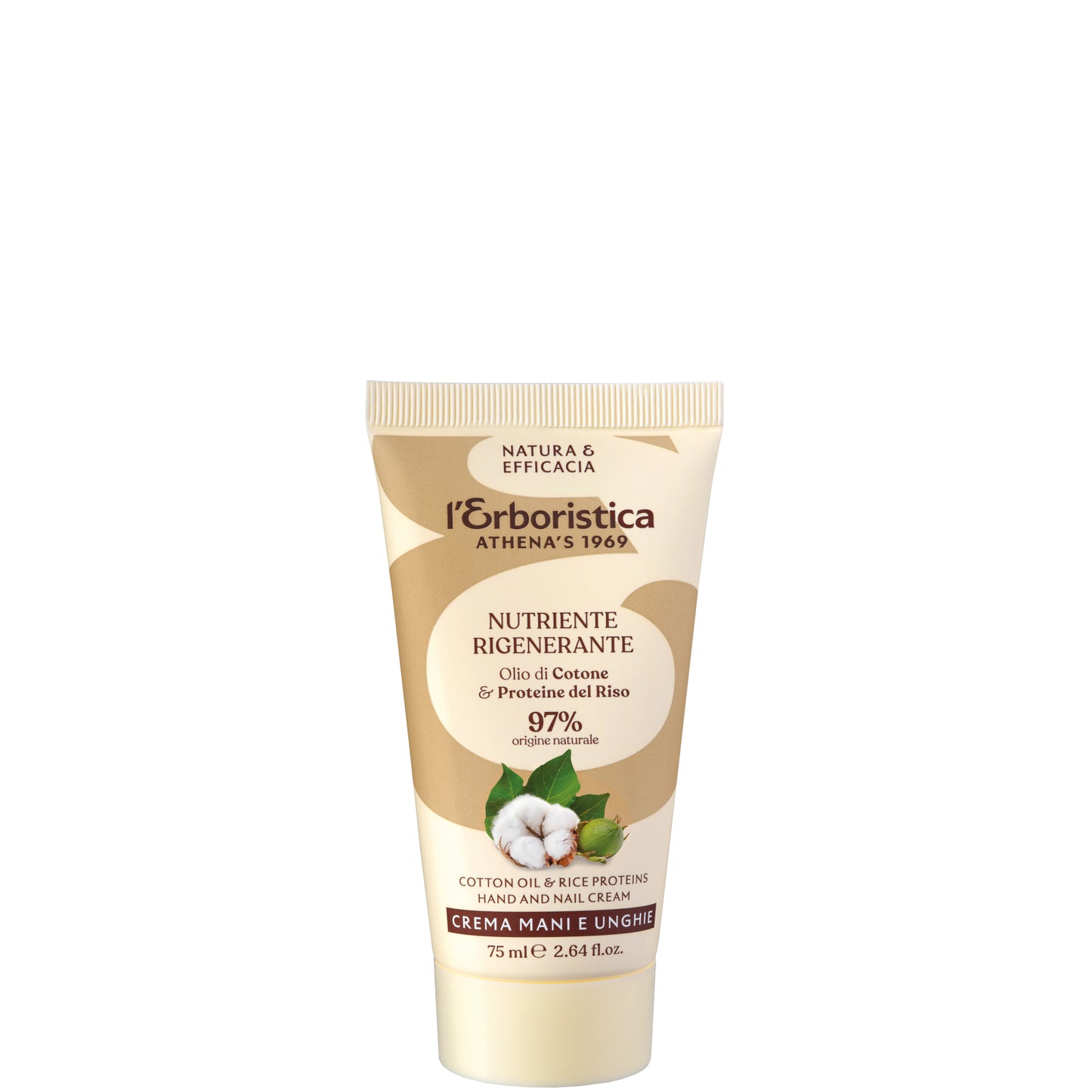 L'Erboristica Olio di Cotone e Proteine del Riso Crema Mani e Unghie
