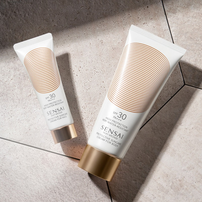 Silky Bronze - Protective Suncare Cream for Face SPF30