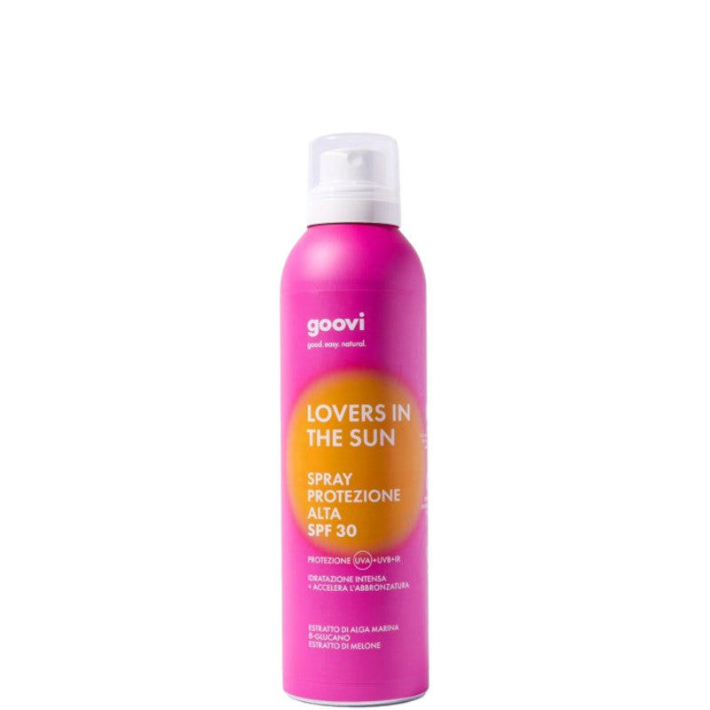 Goovi Crema Solare Spray Corpo - Protezione SPF30 Lovers in the Sun