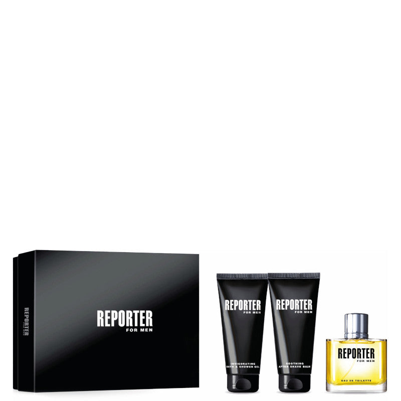 Reporter For Men Confezione 75 ML Eau de Toilette + 100 ML Shower Gel + 100 ML After Shave Balm