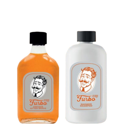 Lozione Dopobarba + Shower Shampoo Vintage Orange Confezione 200 ML Lozione Dopobarba + 500 ML Shower Shampoo