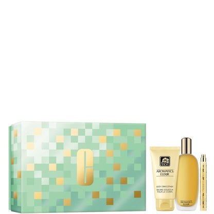 Aromatics Elixir Parfum Confezione 100 ML Parfum Spray + 75 ML Body Lotion + 10 ML Parfum Spray