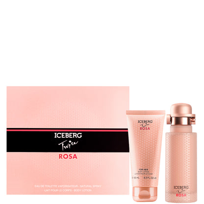 Iceberg Twice Rosa For Her Confezione 125 ML Eau de Toilette + 100 ML Body Lotion