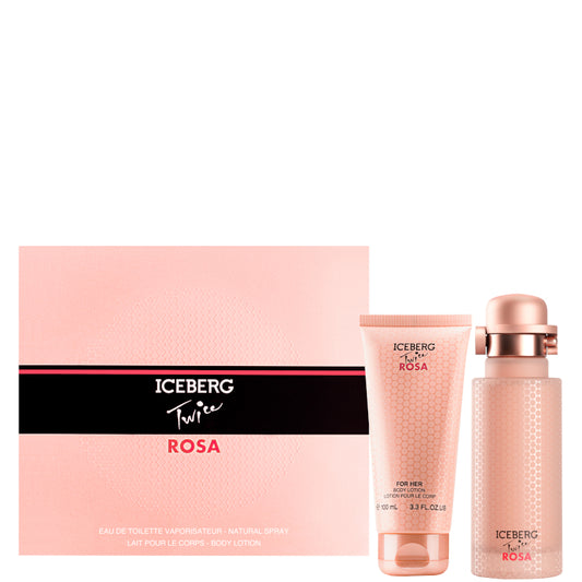 Iceberg Twice Rosa For Her Confezione 125 ML Eau de Toilette + 100 ML Body Lotion