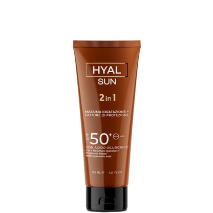 Hyal Sun - Crema Solare SPF 50+ 2 in 1 Viso/Corpo 125 ML