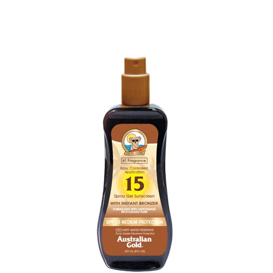 Spray Gels Sunscreen SPF 15 con effetto Bronze 237 ML