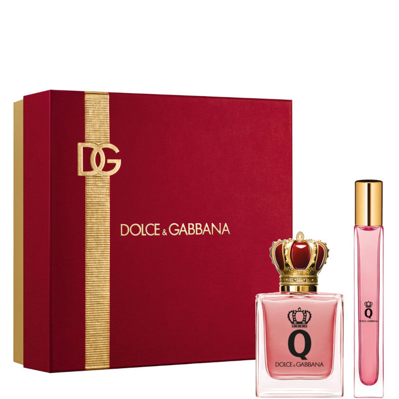 Q by Dolce&Gabbana Eau de Parfum Intense Confezione 50 ML Eau de Parfum Intense + 10 ML Travel Spray Eau de Parfum Intense