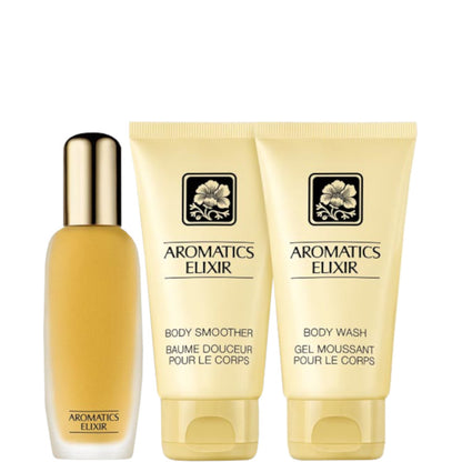 Aromatics Elixir Parfum Confezione 45 ML Parfum Spray + 75 ML Body Lotion + 75 ML Shower Gel