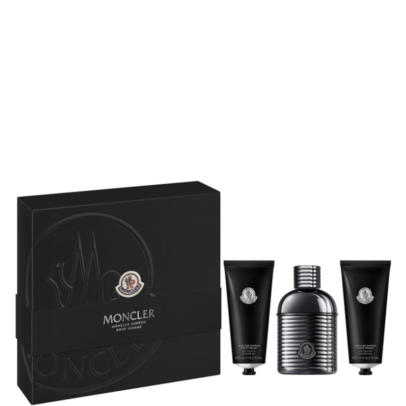 Moncler Sunrise Pour Homme Cofanetto 100 ML Eau de Parfum + 2 x 100 ML Shower Gel