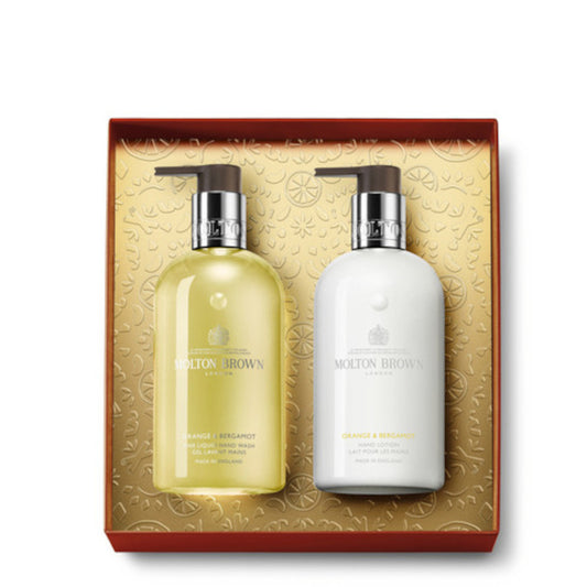 Orange & Bergamot Hand Care Gift Set 300 ML Sapone Mani + 300 ML Lozione Mani