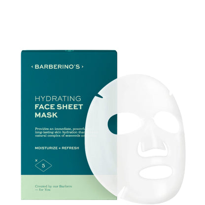 Barberino's - Hydrating Face Sheet Mask 5 maschere monouso x 28 ml