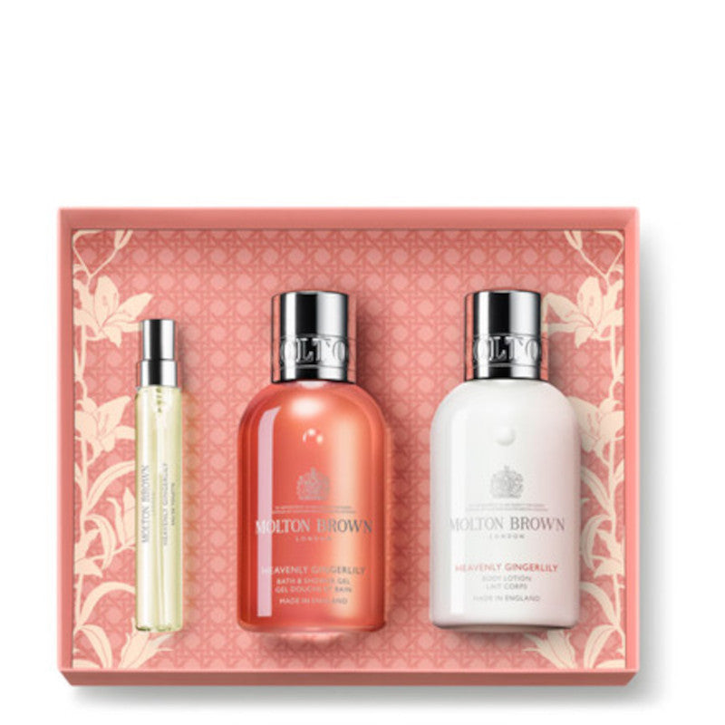 Heavenly Gingerlily Travel Gift Set 7,5 ML Eau de Toilette + 100 ML Body Lotion + 100 ML Shower Gel