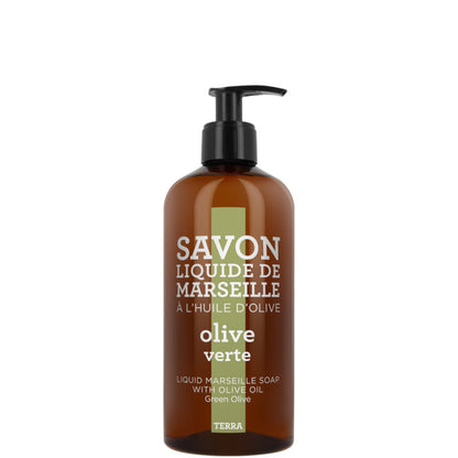 TERRA - Olive Verte Savon Liquide de Marseille 500 ML