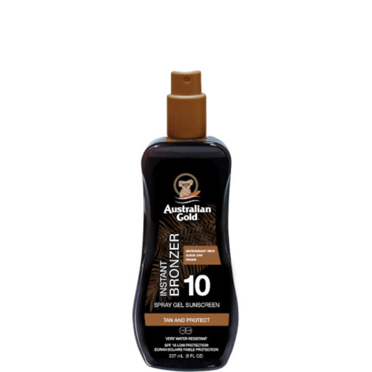 Spray Gel Sunscreen SPF 10 con effetto Bronze 237 ML