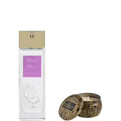 White Musk Confezione 100 ML Eau de Parfum + 110 gr Candela Profumata