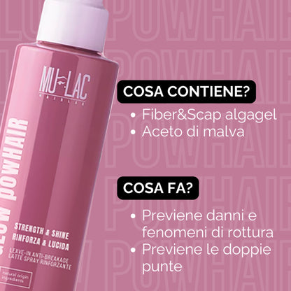 Mulac GLOW powHAIR Latte Spray Rinforzante