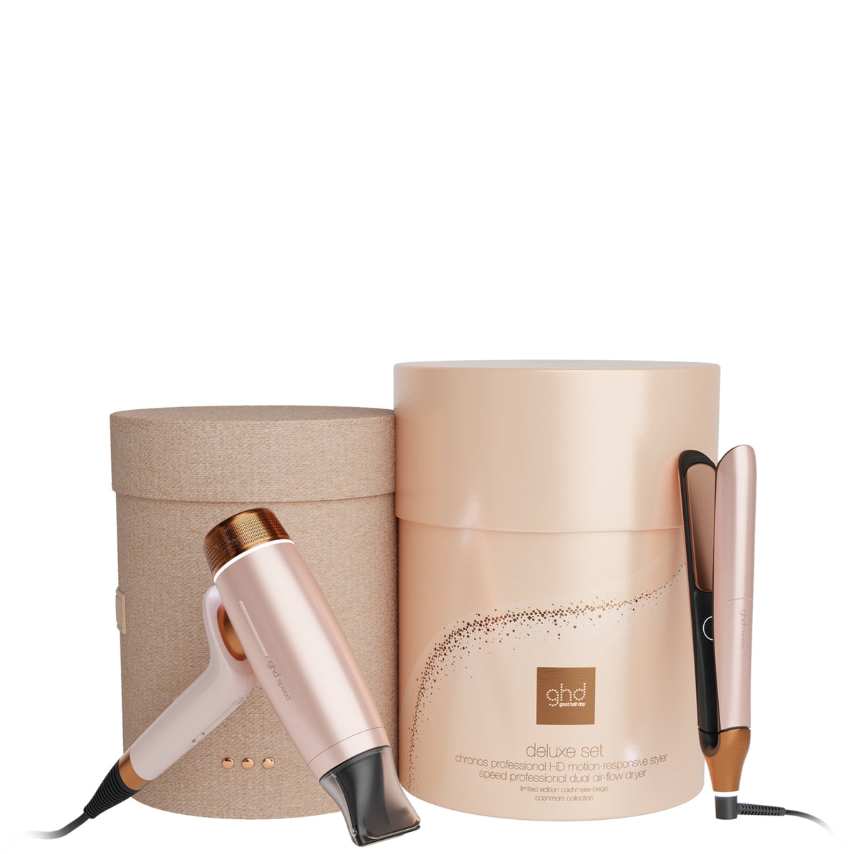 ghd deluxe gift set cashmere collection