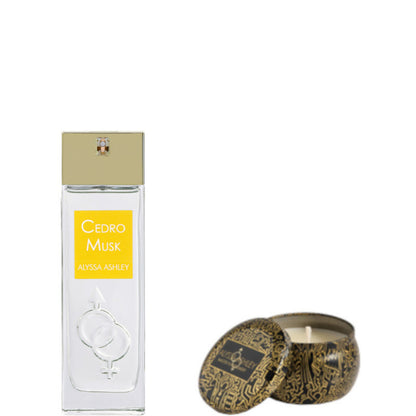 Cedro Musk Confezione 50 ML Eau de Parfum + 110 gr Candela Profumata