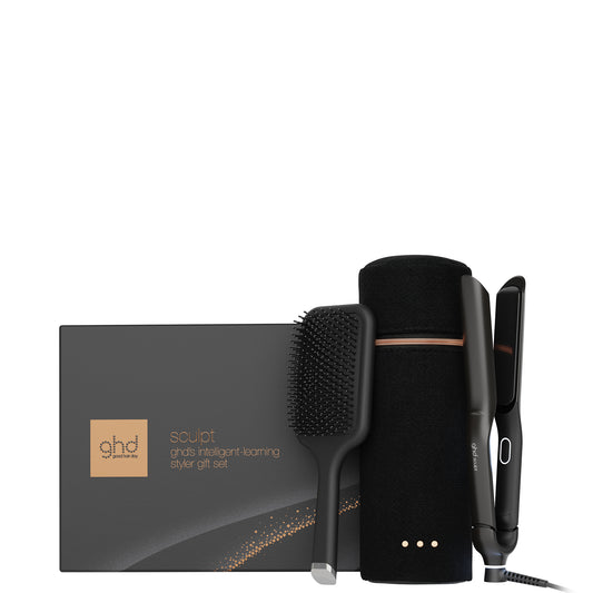 ghd sculpt interactive hair straightener gift set in black