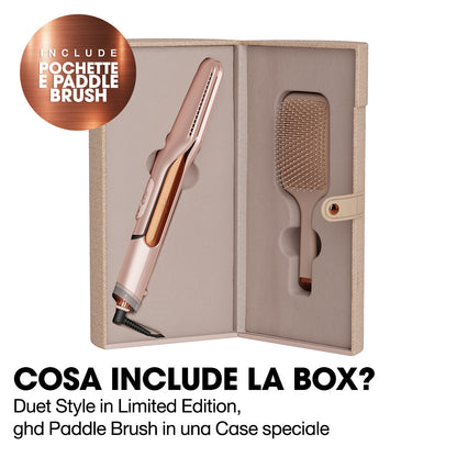 ghd duet 2-in-1 hot air styler festive gift in cashmere collection