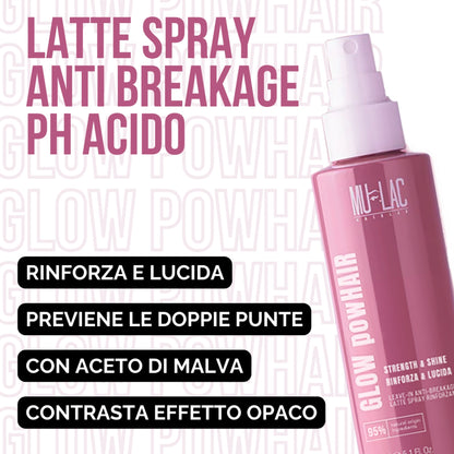 Mulac GLOW powHAIR Latte Spray Rinforzante
