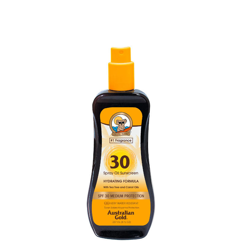 Spray Oil Sunscreen SPF 30 con Olio di Carota 237 ML