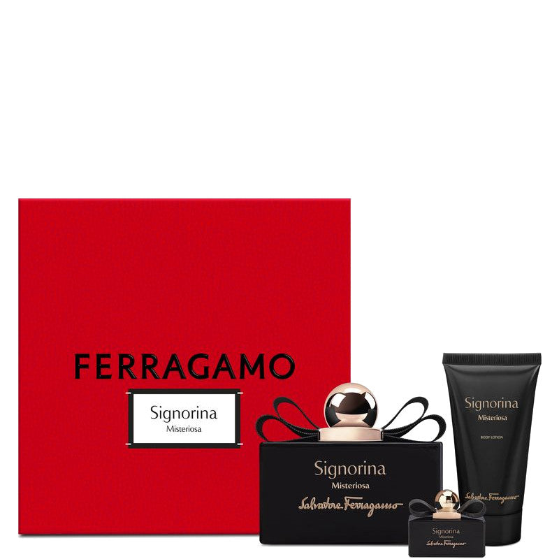 Signorina Misteriosa Cofanetto 100 ML Eau de Parfum + 50 ML Body Lotion + 5 ML Eau de Parfum miniatura