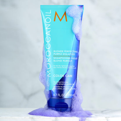 Moroccanoil Blonde Perfectiong Purple Shampoo