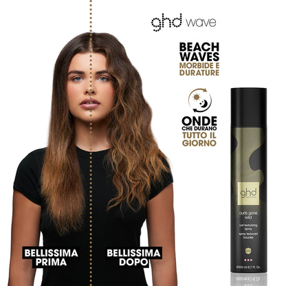 ghd curls gone wilde - spray capelli
