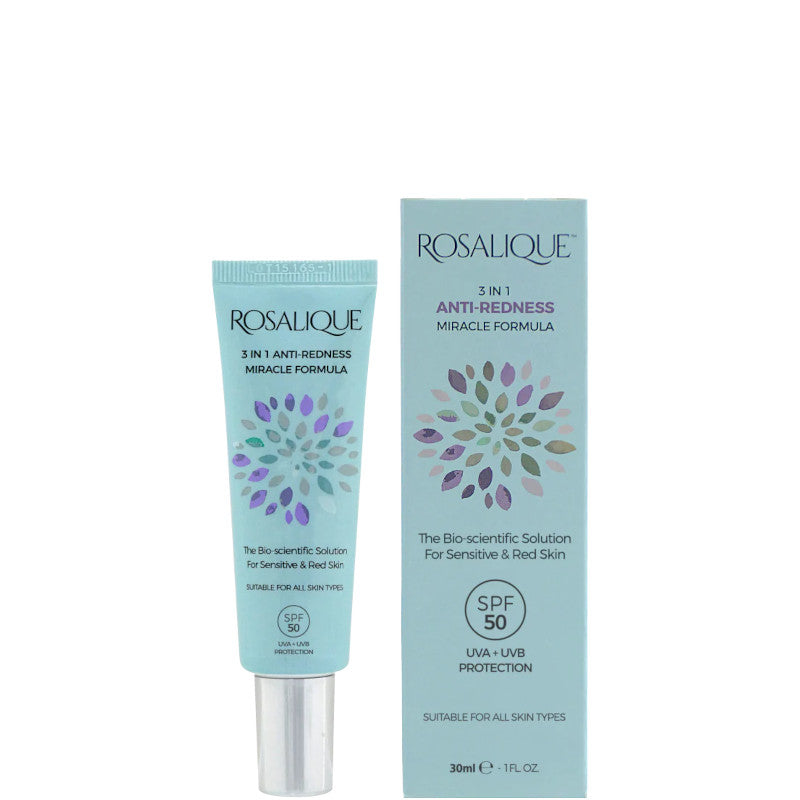 Rosalique Crema 3 in 1 Anti-Redness Miracle Formula SPF 50 30 ML