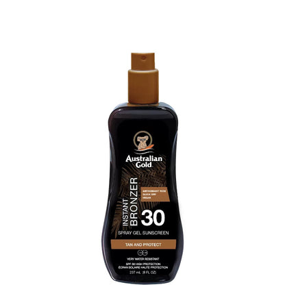 Instant Bronzer Spray Gels Sunscreen SPF 30