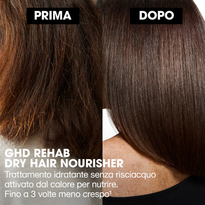 ghd rehab dry hair nourisher - crema idratante per capelli secchi
