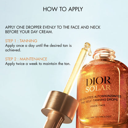 DIOR SOLAR The Self-Tanning Drops