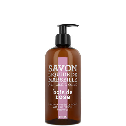 TERRA - Bois de Rose Savon Liquide de Marseille 500 ML