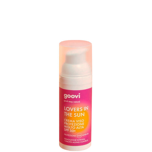 Goovi Crema Solare Viso - Protezione SPF50+ Lovers in the Sun