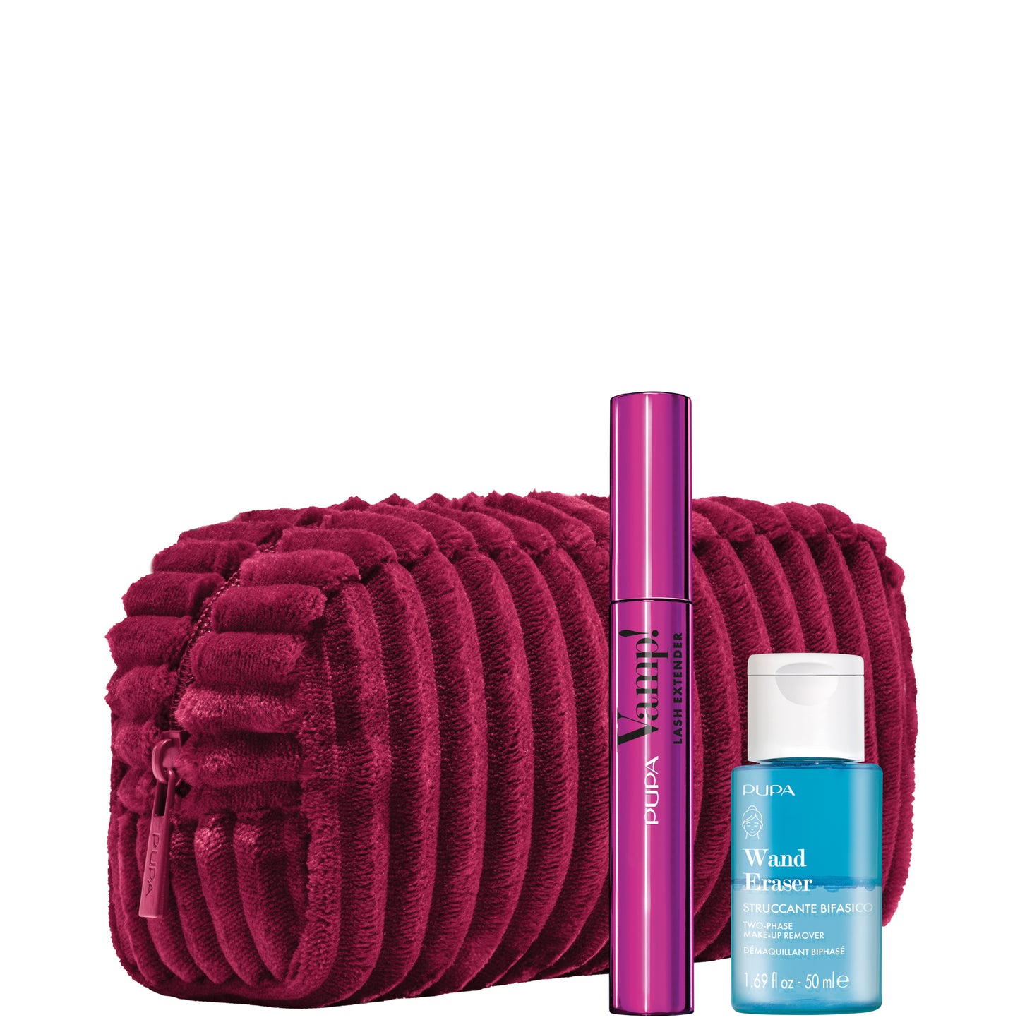 Vamp! Lash Extender Mascara + Mini Bifasico Wand Eraser Confezione