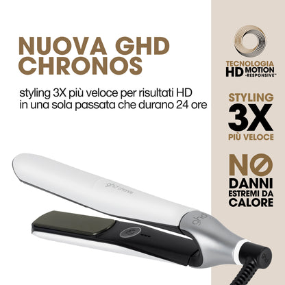 ghd Chronos styler - piastra per capelli bianca
