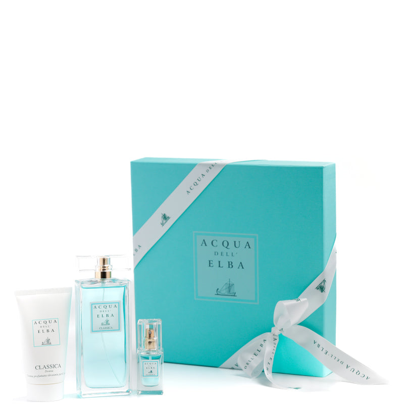 Acqua dell'Elba Donna EDP Confezione 100 ML Eau de Parfum + 15 ML Eau de Parfum + 75 ML Body Cream