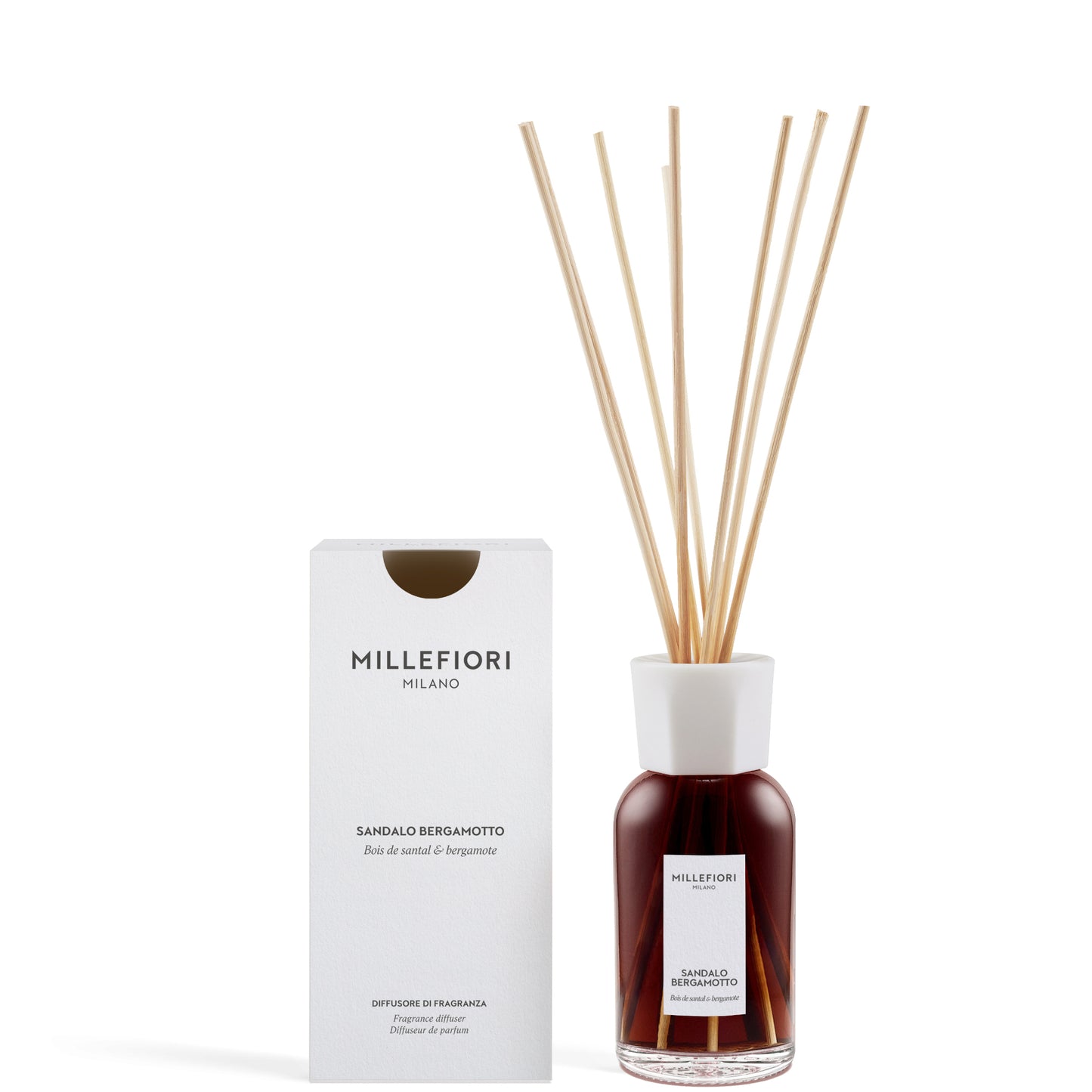 Millefiori Milano Diffusore a Bastoncini Sandalo Bergamotto