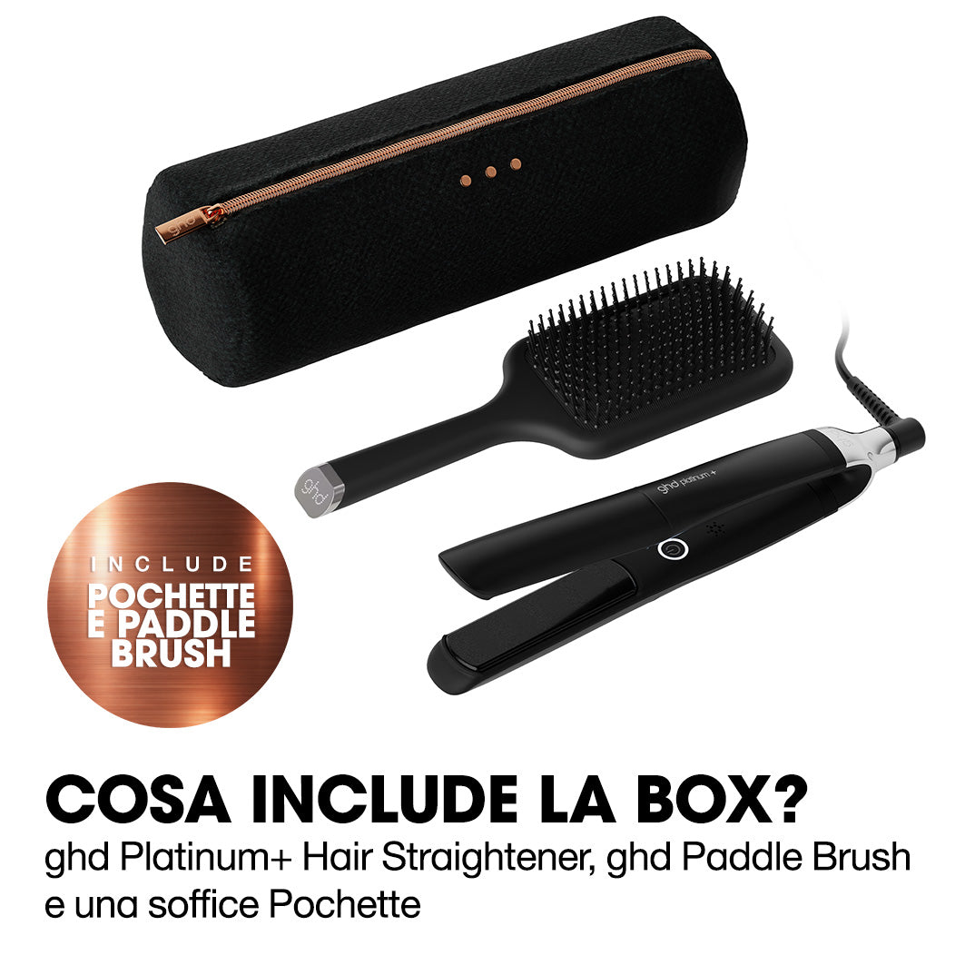 ghd platinum + gift set in black