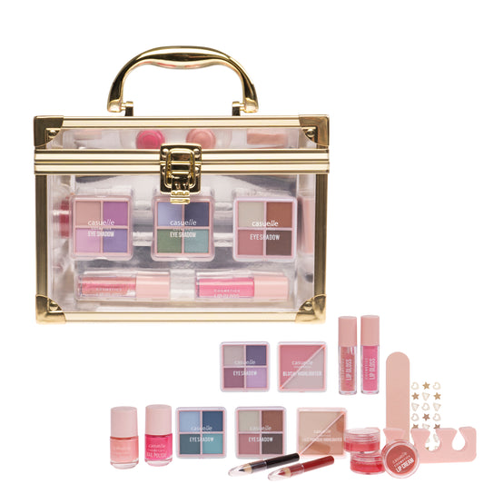 Naima Cosmetic Case Make-up Gold M