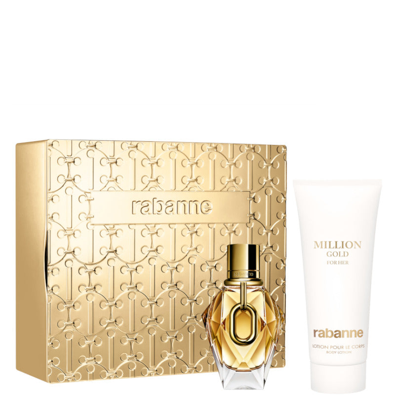 Rabanne Million Gold For Her Cofanetto 50 ML Eau de Parfum + 100 ML Body Lotion