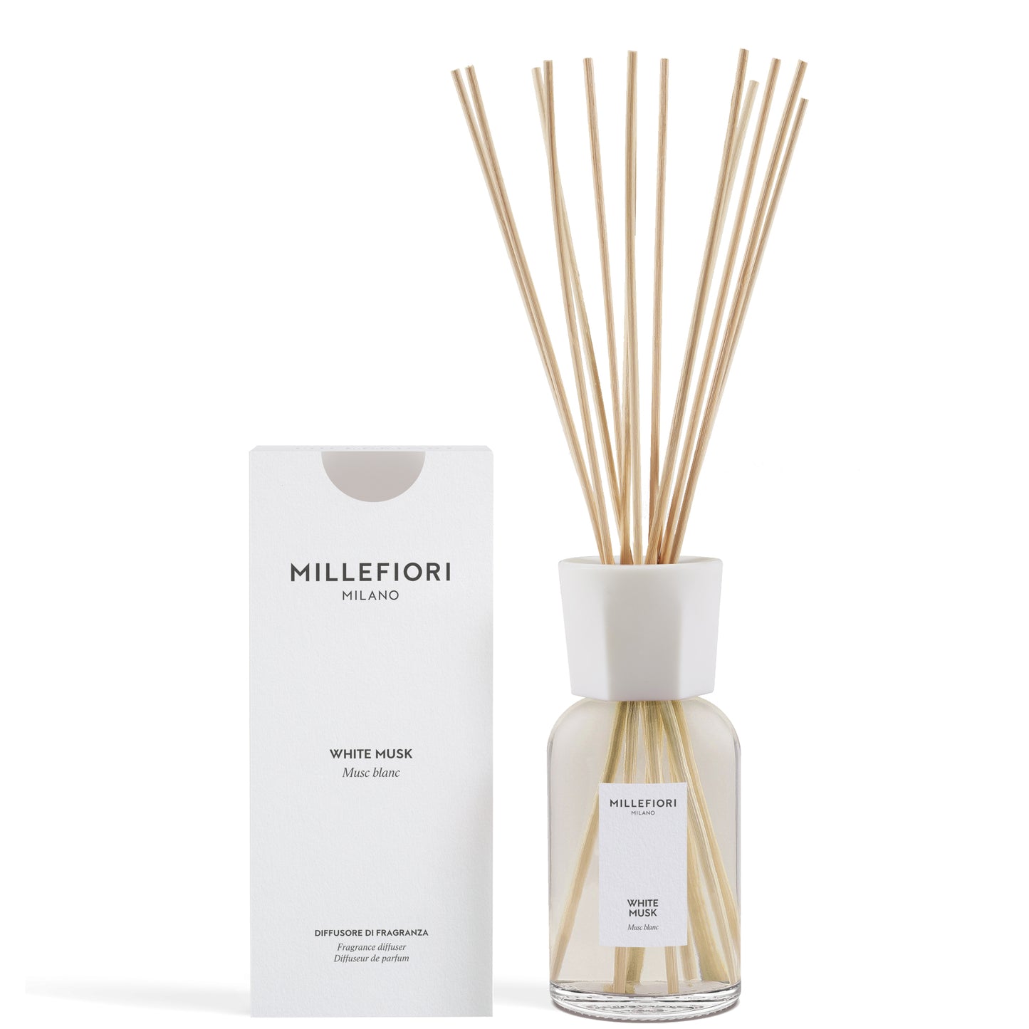 Millefiori Milano Diffusore a Bastoncini White Musk